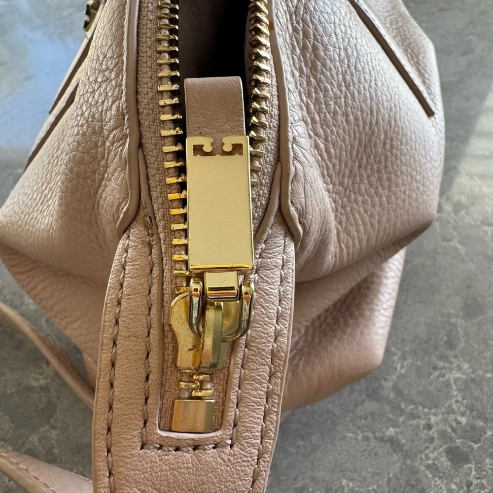 Tory Burch Pale Pink Leather Handbag